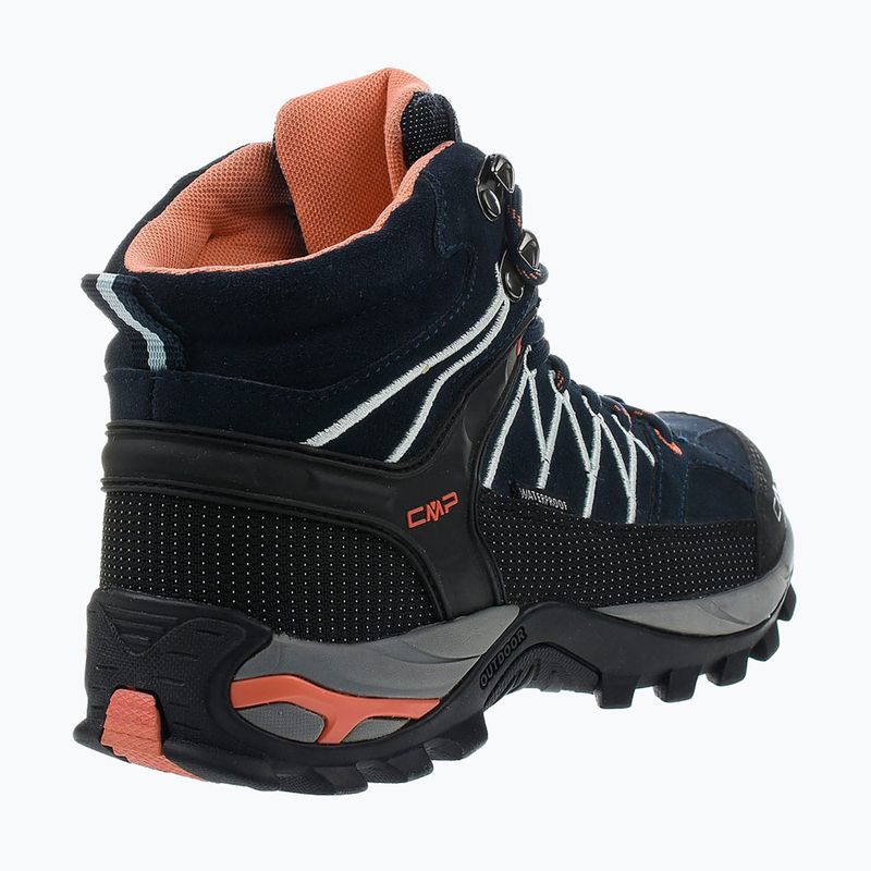 Stivali da trekking da donna CMP Rigel Mid nero e blu navy 3Q12946 14