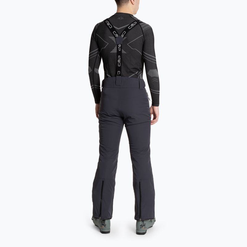 Pantaloni da sci CMP da uomo 3W04467 antracite 2
