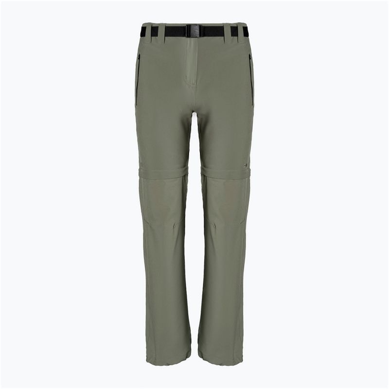 Pantaloni da trekking donna CMP Zip Off beige 3T51446/P753