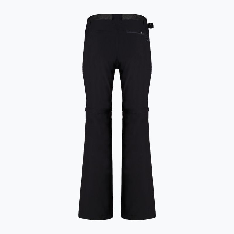 Pantaloni da trekking CMP Zip Off uomo nero 3T51647/U901 2