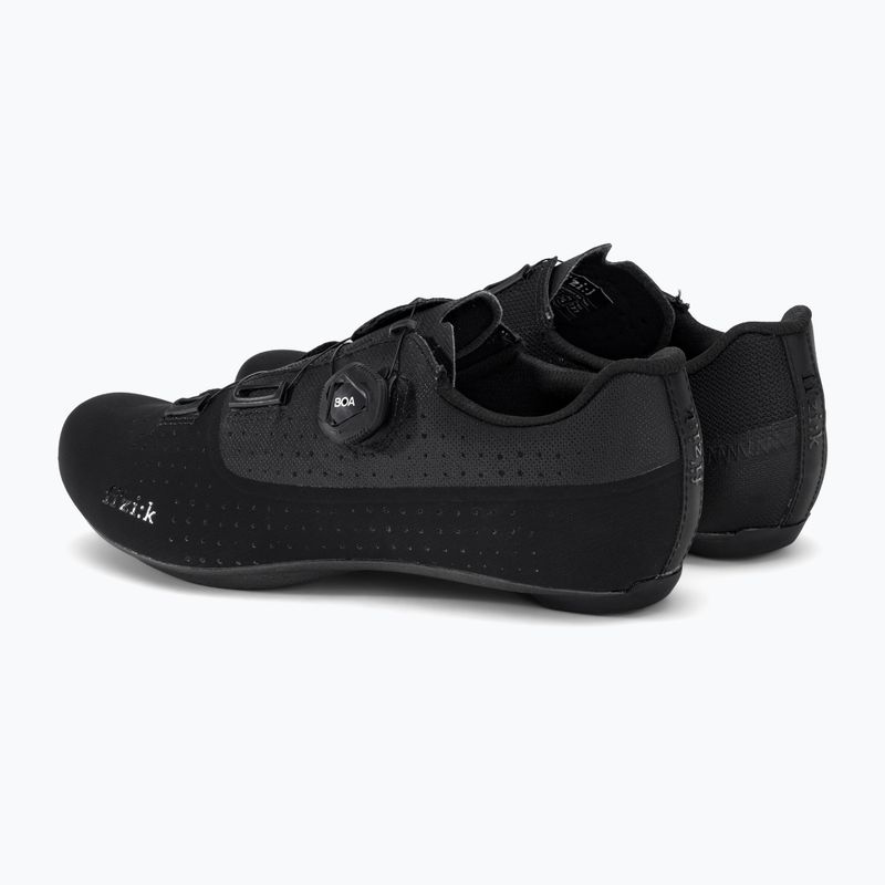 Scarpe da strada da uomo Fizik Tempo Overcurve R4 nero/nero 3