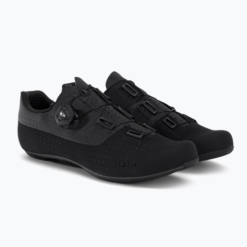 Scarpe da strada da uomo Fizik Tempo Overcurve R4 nero/nero 4