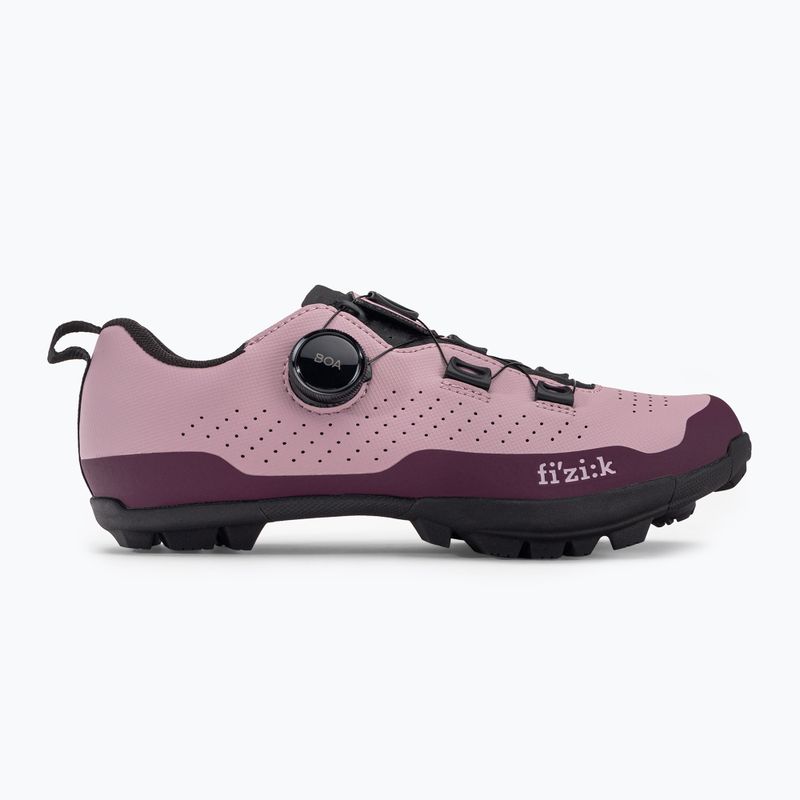 Scarpe da ciclismo MTB da donna Fizik Terra Atlas rosa uva/nero 2