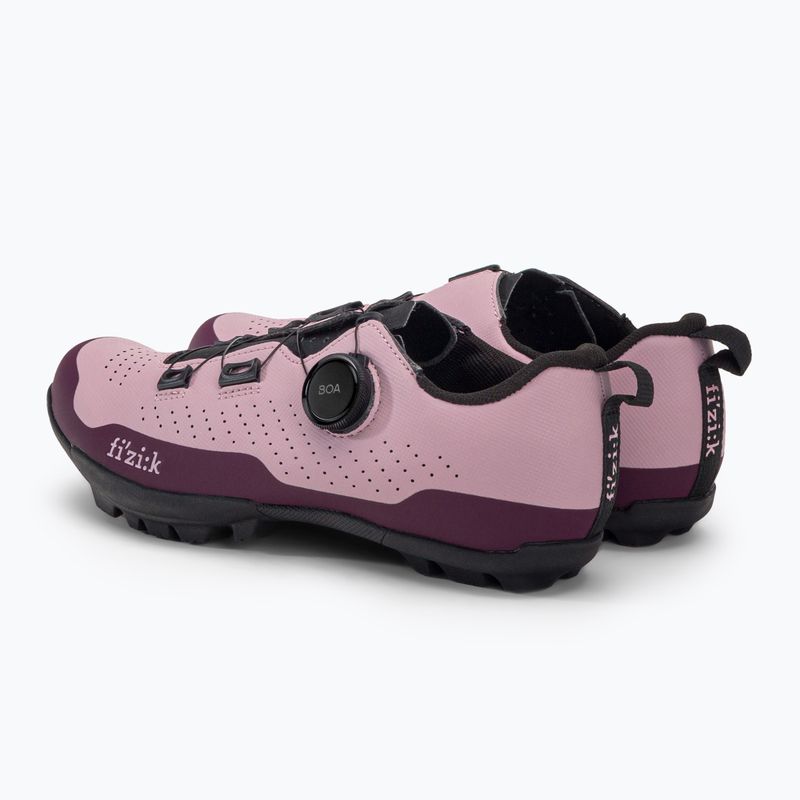 Scarpe da ciclismo MTB da donna Fizik Terra Atlas rosa uva/nero 3