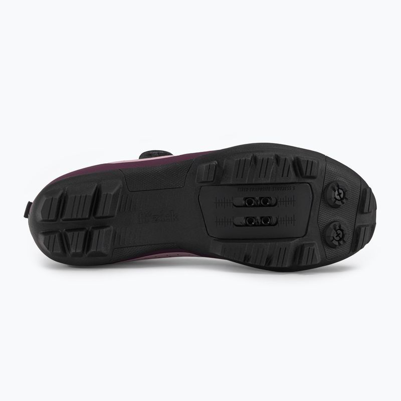 Scarpe da ciclismo MTB da donna Fizik Terra Atlas rosa uva/nero 5