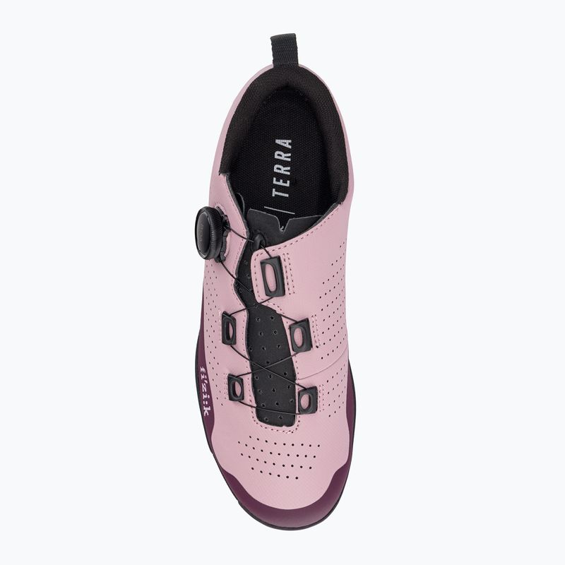Scarpe da ciclismo MTB da donna Fizik Terra Atlas rosa uva/nero 6