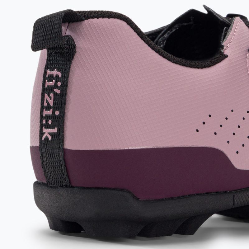 Scarpe da ciclismo MTB da donna Fizik Terra Atlas rosa uva/nero 9