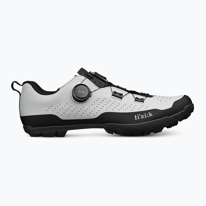 Scarpe da ciclismo MTB da uomo Fizik Terra Atlas grigio/nero 8