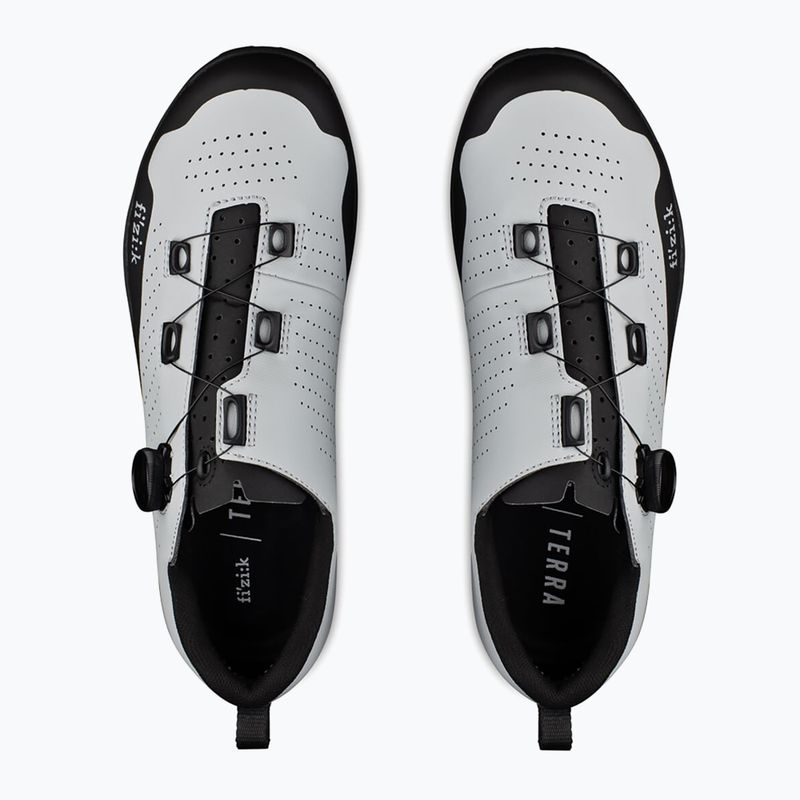 Scarpe da ciclismo MTB da uomo Fizik Terra Atlas grigio/nero 10