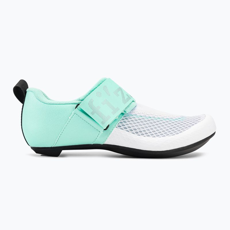 Scarpe da triathlon da donna Fizik Transiro Hydra bianco/metal aqua marine 2
