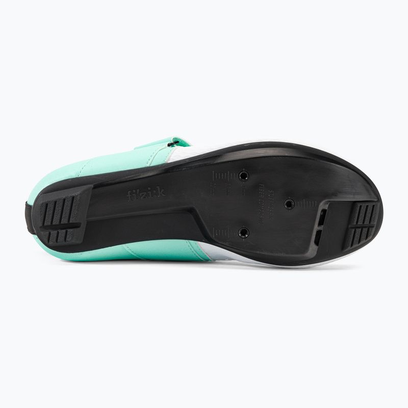 Scarpe da triathlon da donna Fizik Transiro Hydra bianco/metal aqua marine 5