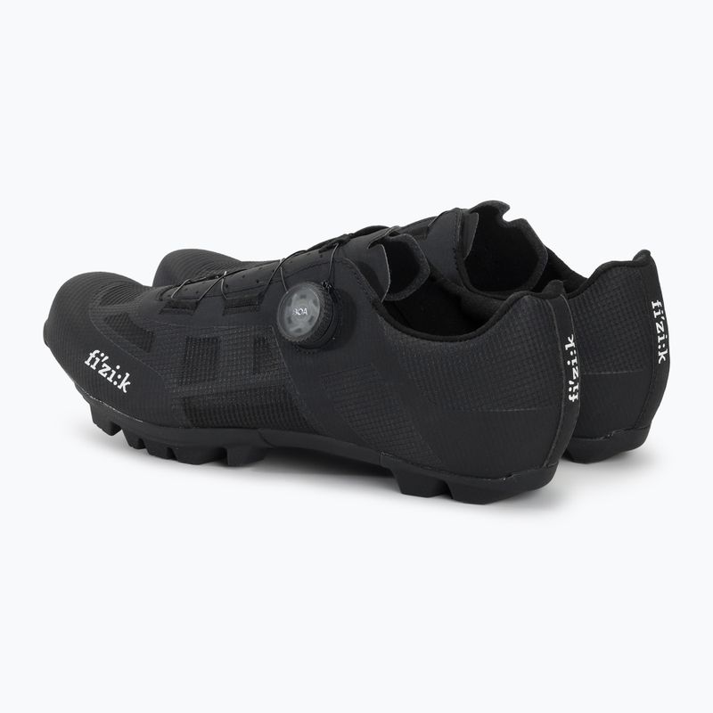 Scarpe da ciclismo MTB da uomo Fizik Vento Proxy nero/nero 3