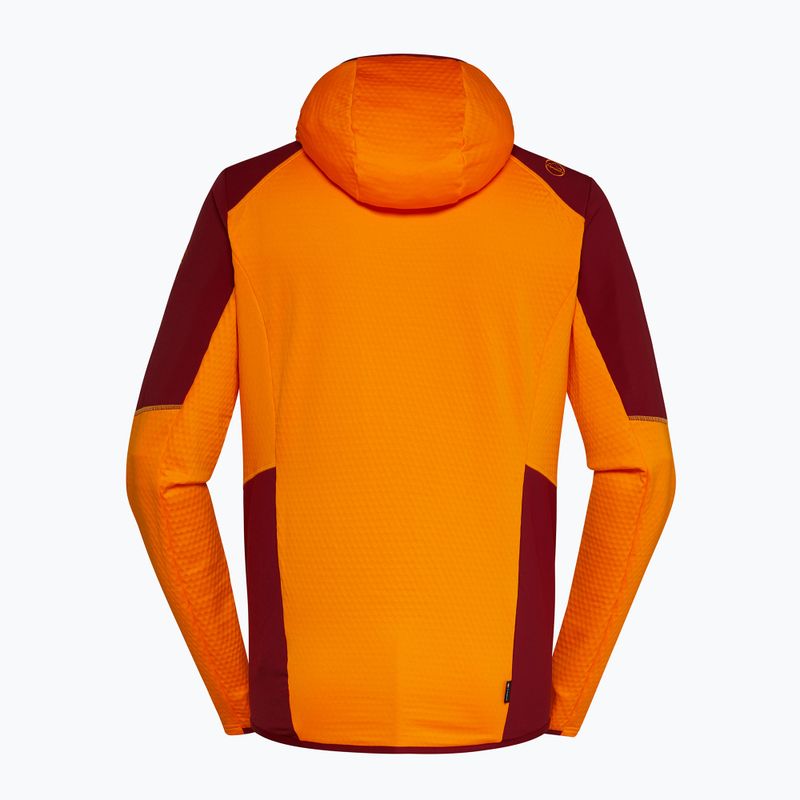 Felpa trekking uomo La Sportiva Existence Hoody papaya/sangria 2