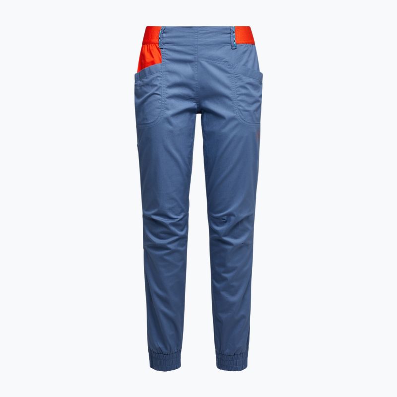 Pantaloni da arrampicata La Sportiva da donna Tundra moonlight/cherry tomato