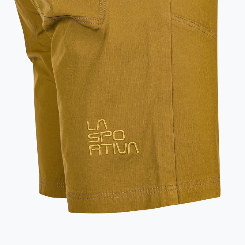 Pantaloncini da arrampicata La Sportiva Flatanger savana/bamboo da uomo 4