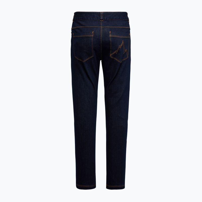 Pantaloni da arrampicata da uomo La Sportiva Eldo Jeans jeans/mare profondo 4