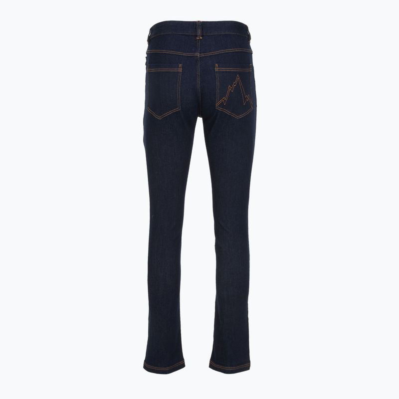 Pantaloni da arrampicata da donna La Sportiva Eldo Jeans jeans/mare profondo 4
