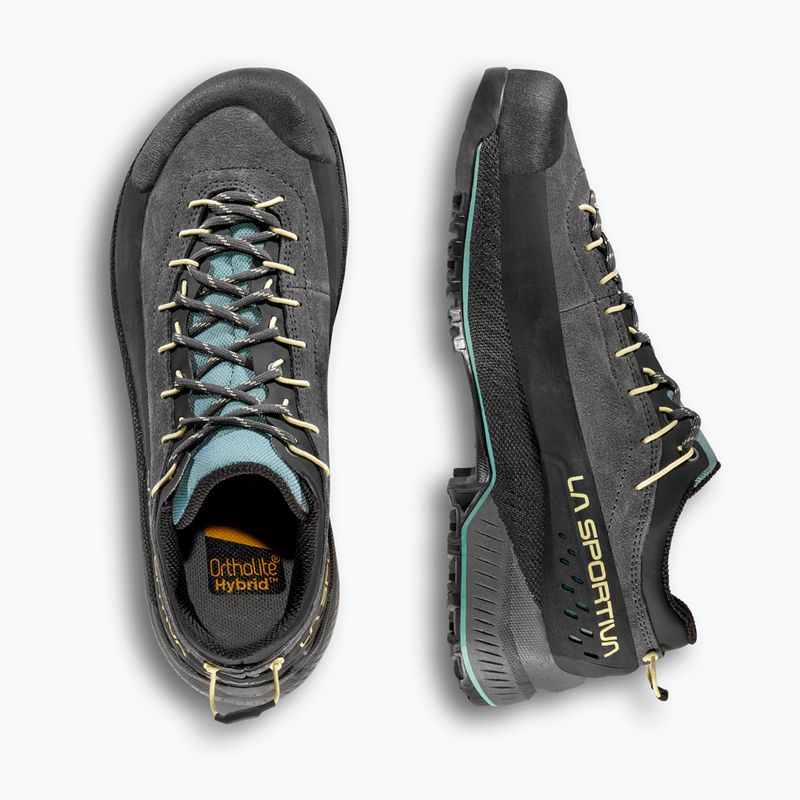 Scarpetta da arrampicata La Sportiva TX4 Evo carbonio/zest donna 13