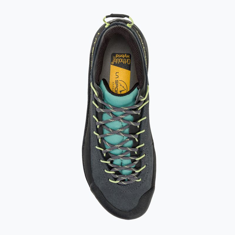 Scarpetta da arrampicata La Sportiva TX4 Evo carbonio/zest donna 5