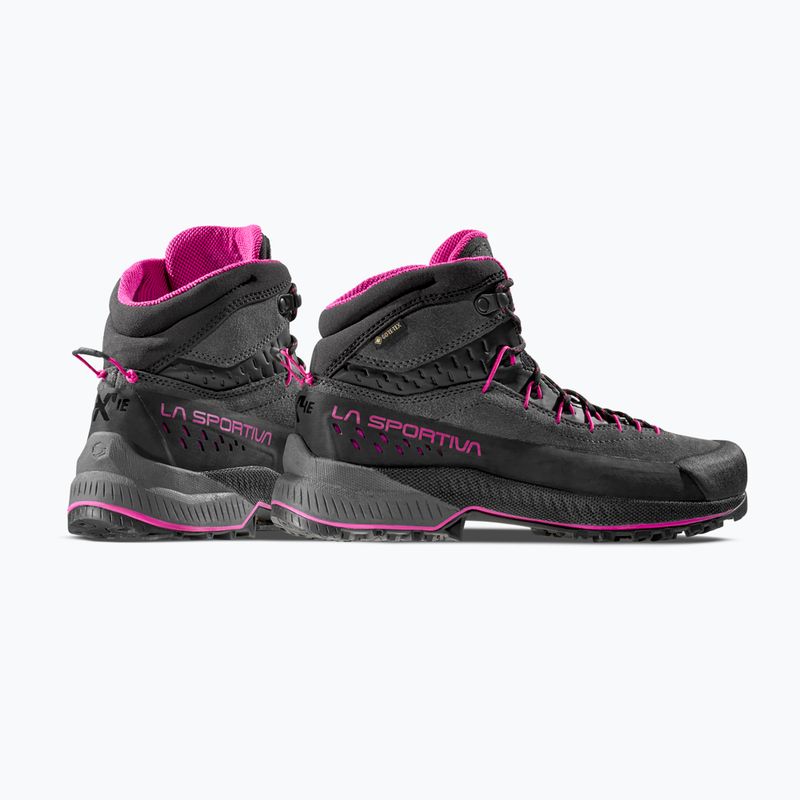 Scarpone da arrampicata da donna La Sportiva TX4 Evo Mid GTX carbon/springtime 10
