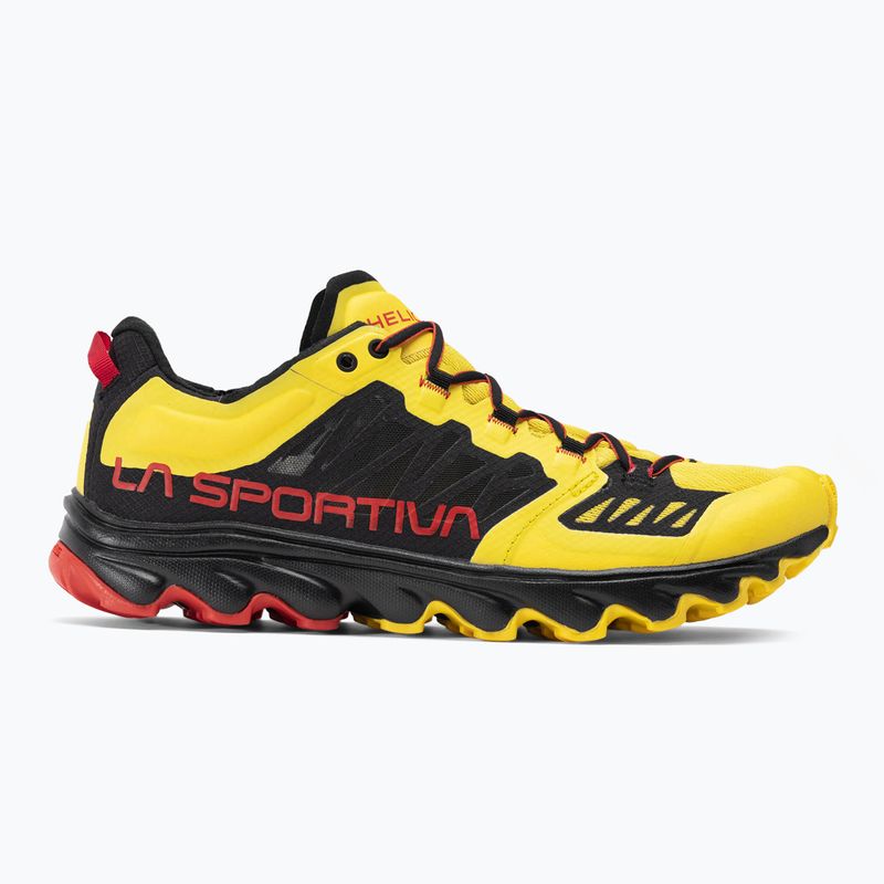 Scarpa da corsa La Sportiva Helios III da uomo giallo/nero 2
