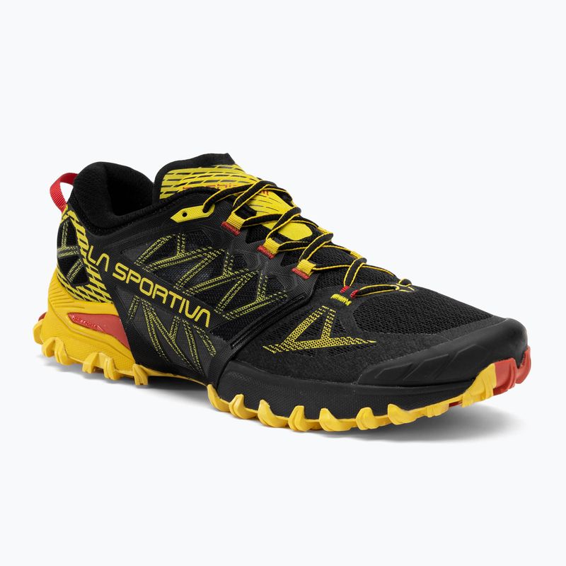 Scarpa da corsa La Sportiva Bushido III uomo nero/giallo