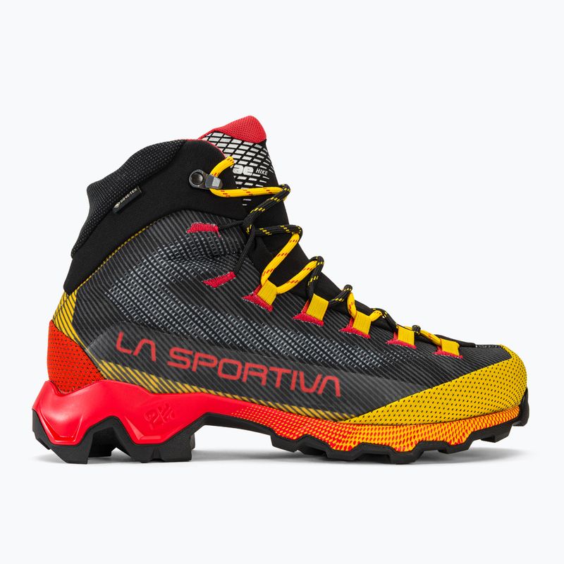 Scarpe da trekking da uomo La Sportiva Aequilibrium Hike GTX carbonio/giallo 2