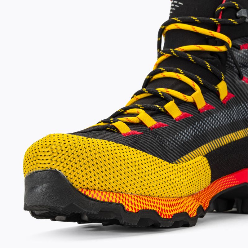 Scarpe da trekking da uomo La Sportiva Aequilibrium Hike GTX carbonio/giallo 8