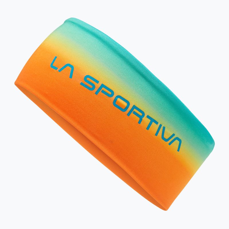 La Sportiva Fade Headband blu tropicale/pomodoro ciliegia