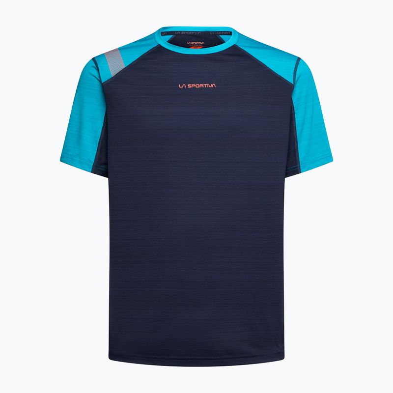 Maglietta La Sportiva Sunfire uomo blu profondo / tropicale 3
