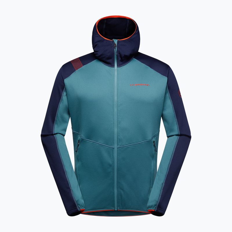 Felpa da uomo La Sportiva Upendo Hoody uragano/ mare profondo