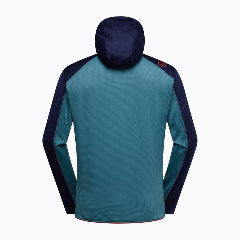 Felpa da uomo La Sportiva Upendo Hoody uragano/ mare profondo 2