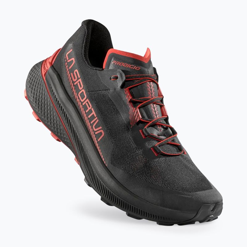 Scarpe da running uomo La Sportiva Prodigio black/tango red 10