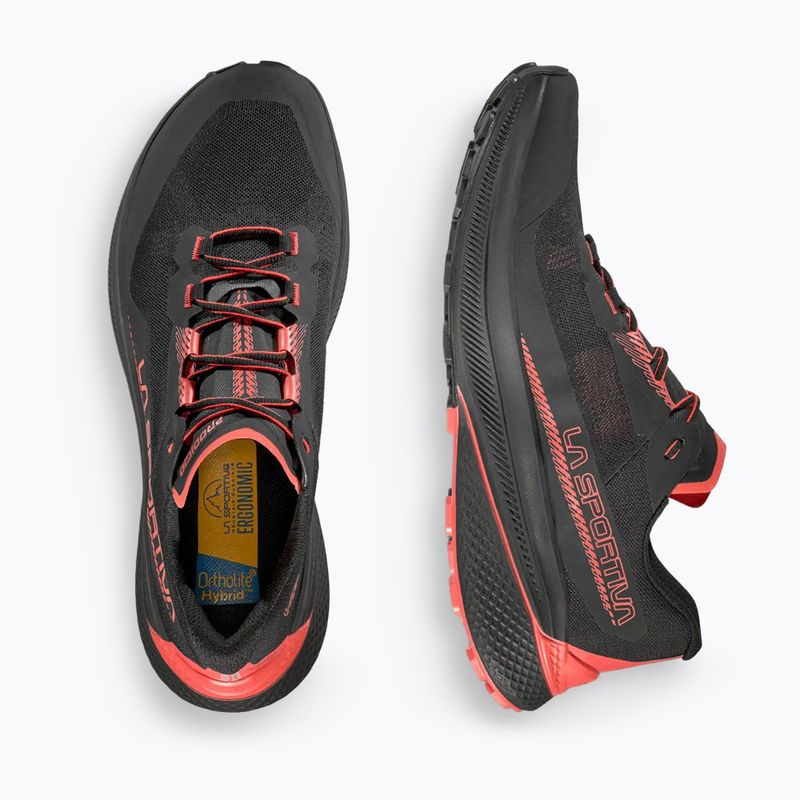 Scarpe da running uomo La Sportiva Prodigio black/tango red 15