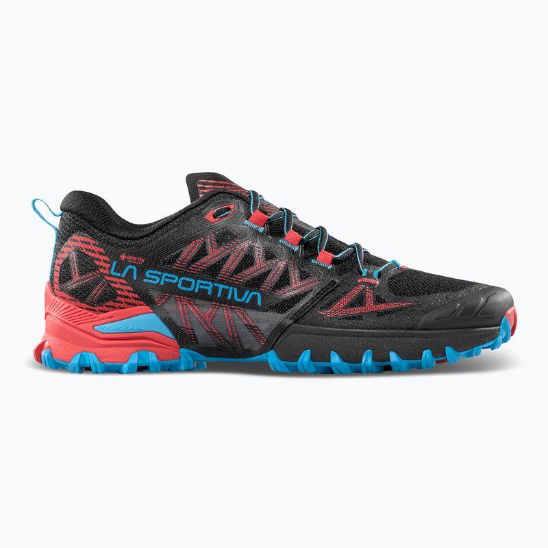 Scarpa da corsa da donna La Sportiva Bushido III GTX nero/ibiscus 9