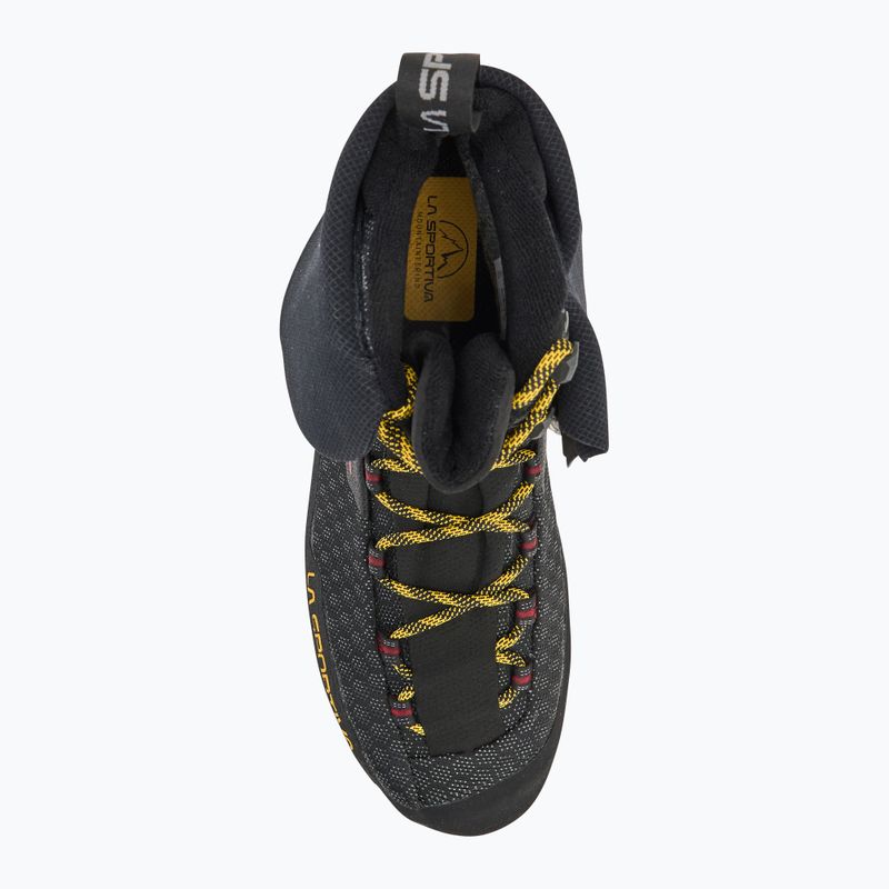 Scarponi da montagna La Sportiva Trango Pro GTX da uomo nero/giallo 5