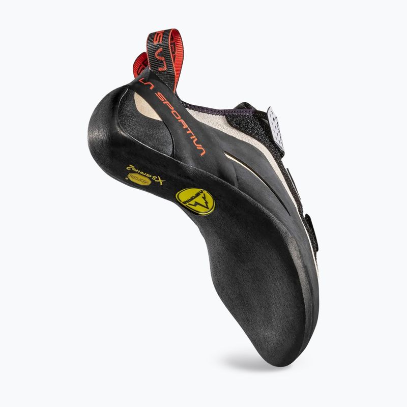 Scarpette da arrampicata donna La Sportiva Miura VS white/cherry tomato 4
