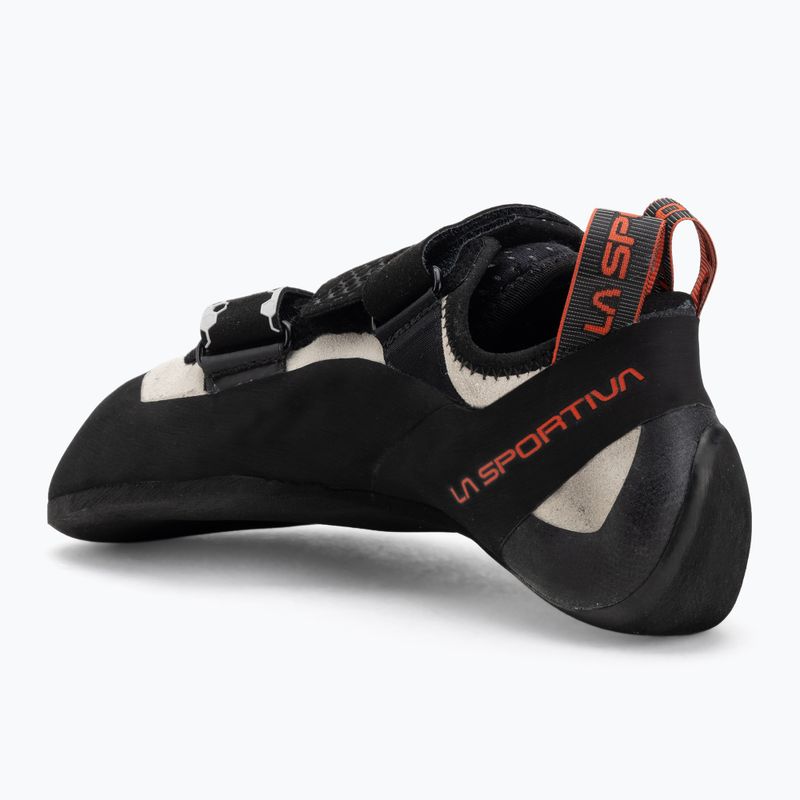 Scarpette da arrampicata donna La Sportiva Miura VS white/cherry tomato 3