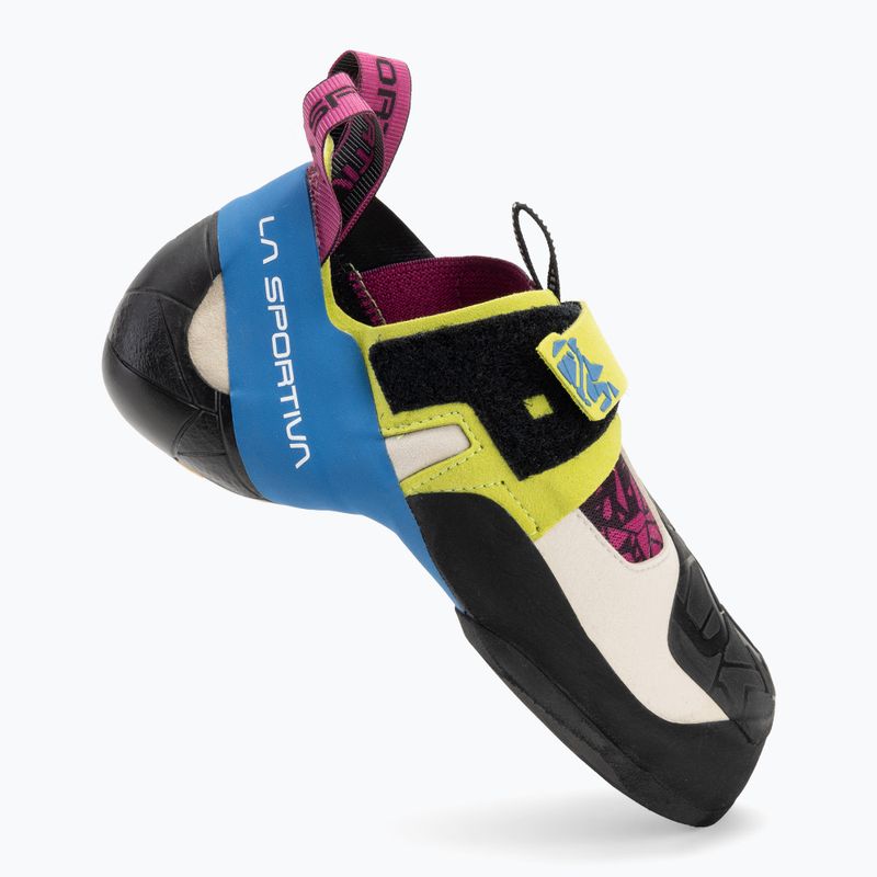 Scarpa da arrampicata La Sportiva donna Skwama verde mela/blu cobalto 2
