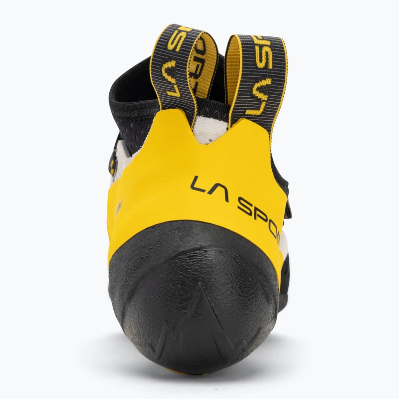 Scarpa da arrampicata La Sportiva da uomo Solution bianco/giallo 6