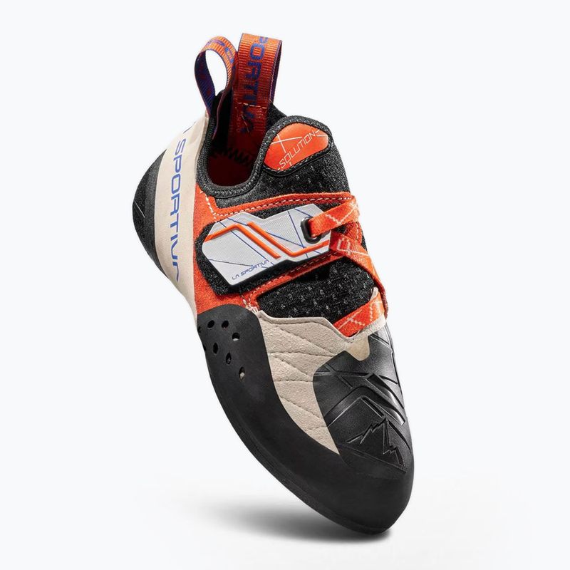 Scarpa da arrampicata La Sportiva donna Solution white/lily orange