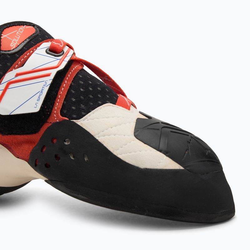 Scarpa da arrampicata La Sportiva donna Solution white/lily orange 7