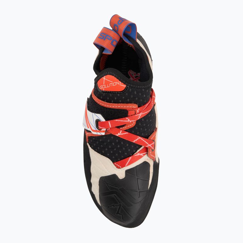 Scarpette da arrampicata donna  La Sportiva Solution white/lily orange 5