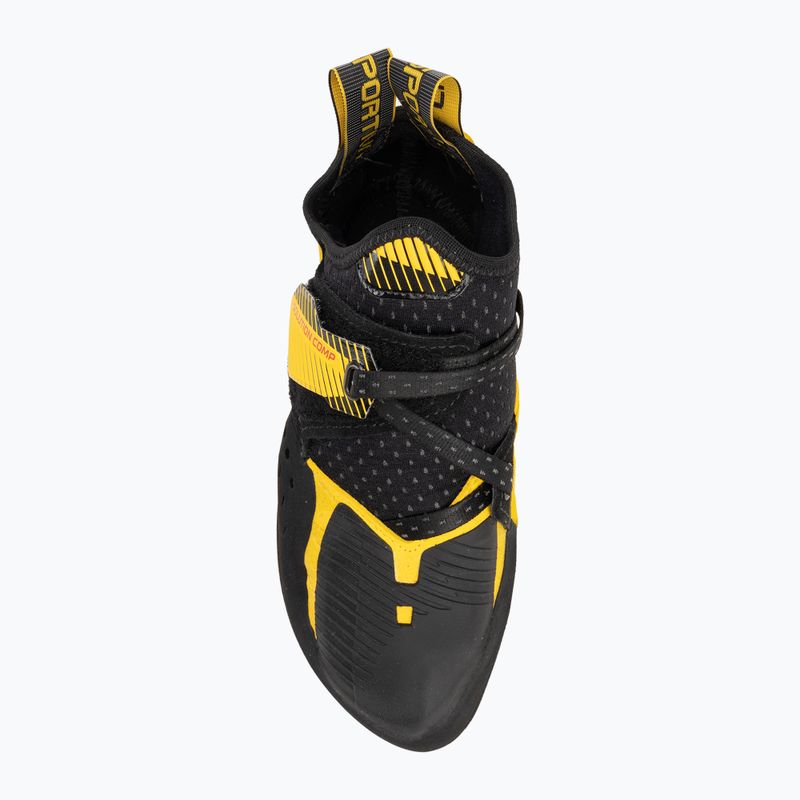 Scarpa da arrampicata La Sportiva Solution Comp uomo nero/giallo 5