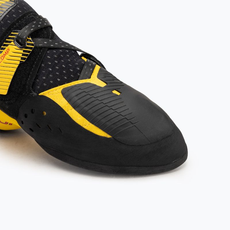 Scarpa da arrampicata La Sportiva Solution Comp uomo nero/giallo 7