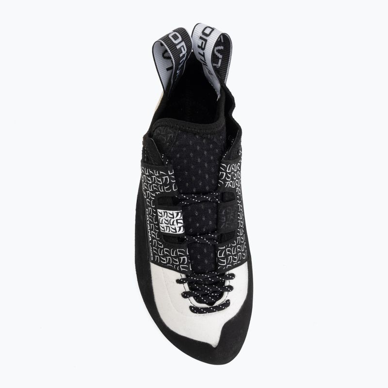 Scarpa da arrampicata La Sportiva per bambini Katana Laces bianco/nero 5