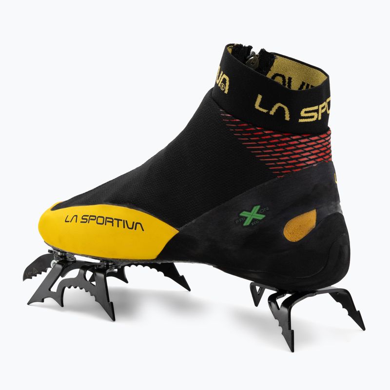 Scarpette da arrampicata La Sportiva Mega Ice Evo black/yellow 3
