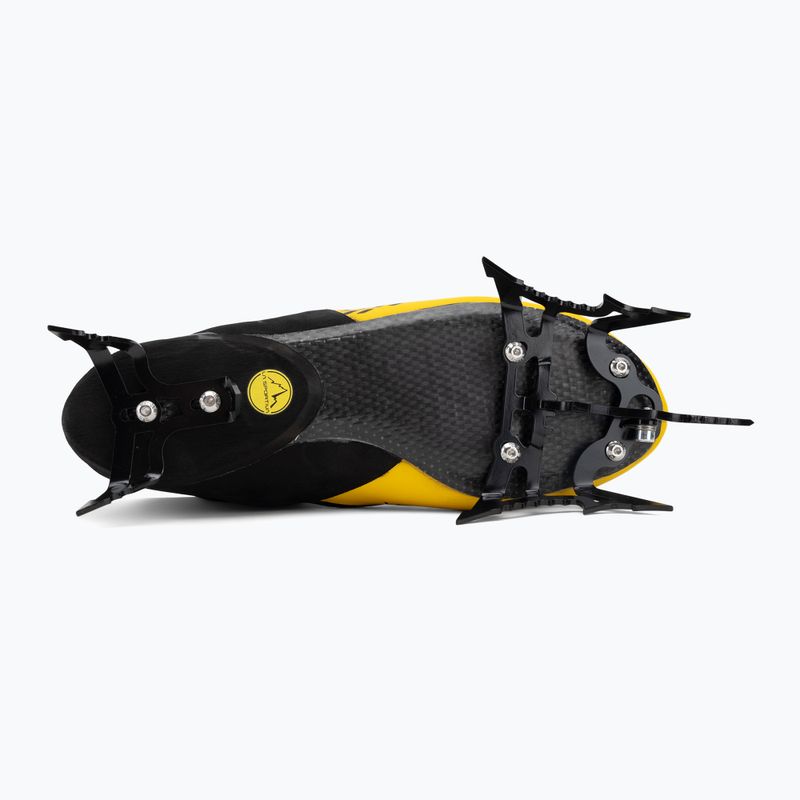 Scarpette da arrampicata La Sportiva Mega Ice Evo black/yellow 4