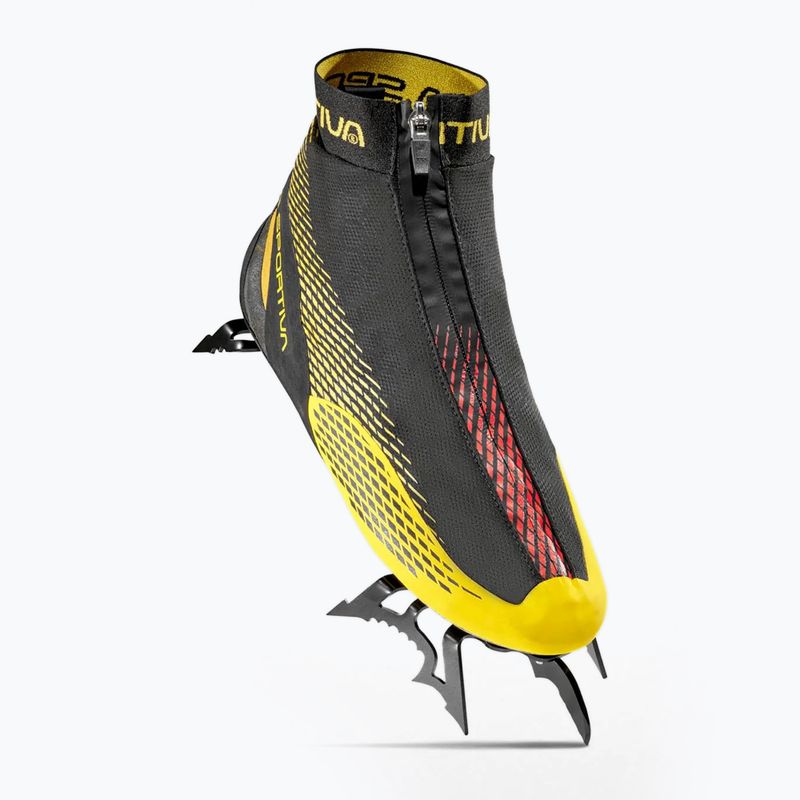 Scarpette da arrampicata La Sportiva Mega Ice Evo black/yellow 9