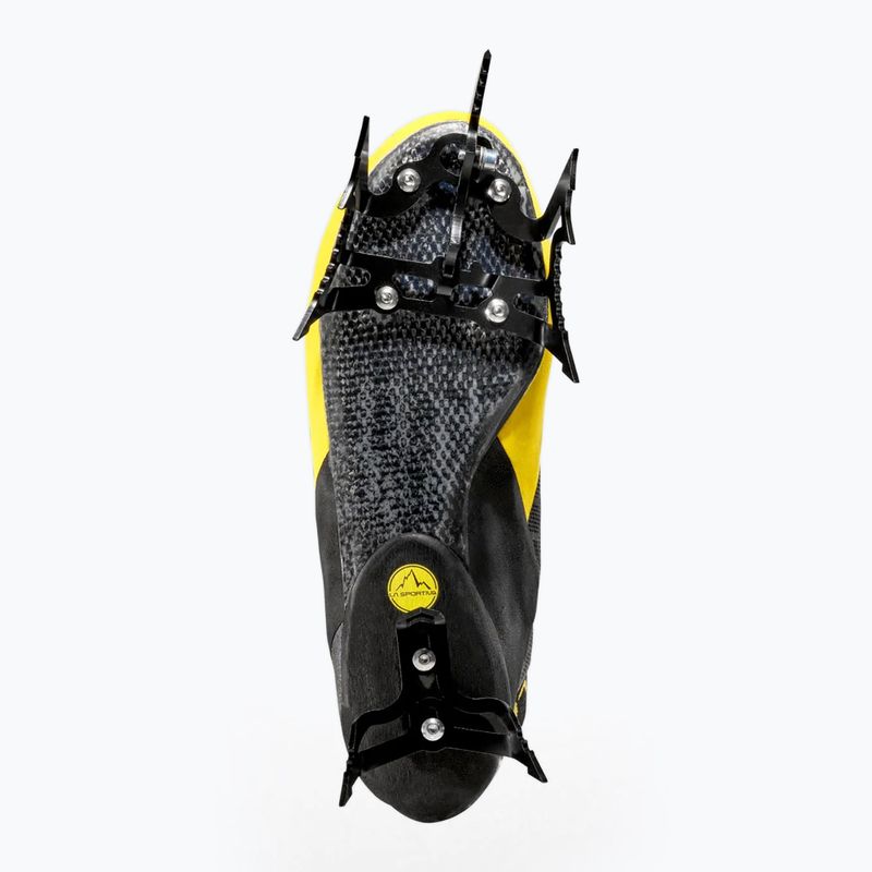 Scarpette da arrampicata La Sportiva Mega Ice Evo black/yellow 13